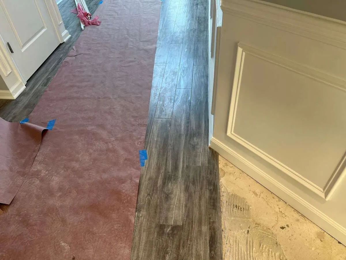 Completed marble shower restoration in Highland